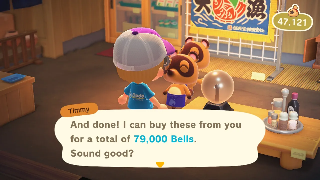 19188 acnh tarantula selling