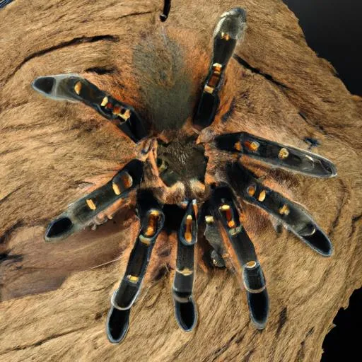 19193 curly hair tarantula molting