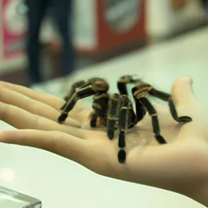 19231 solaris tarantula feeding