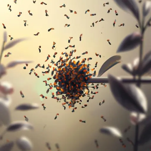 19324 ant colony attacking tarantula